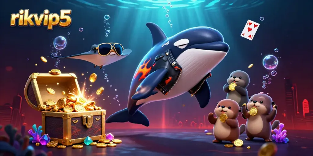 Engage in thrilling games as rikvip5 presents a fun underwater casino adventure.