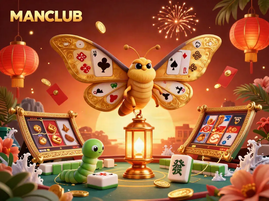 Experience the excitement of MANCLUB with vibrant casino themes in an ultra-detailed 3D scene.
