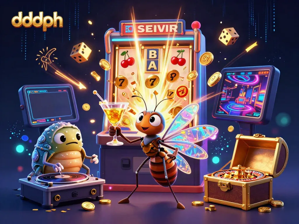 Experience the vibrant casino energy of dddph with playful characters and dynamic game elements.